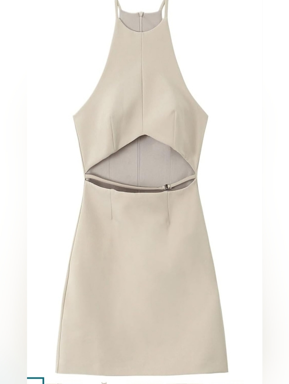 363. Zara Cutout Mini Dress - Picture 2 of 9